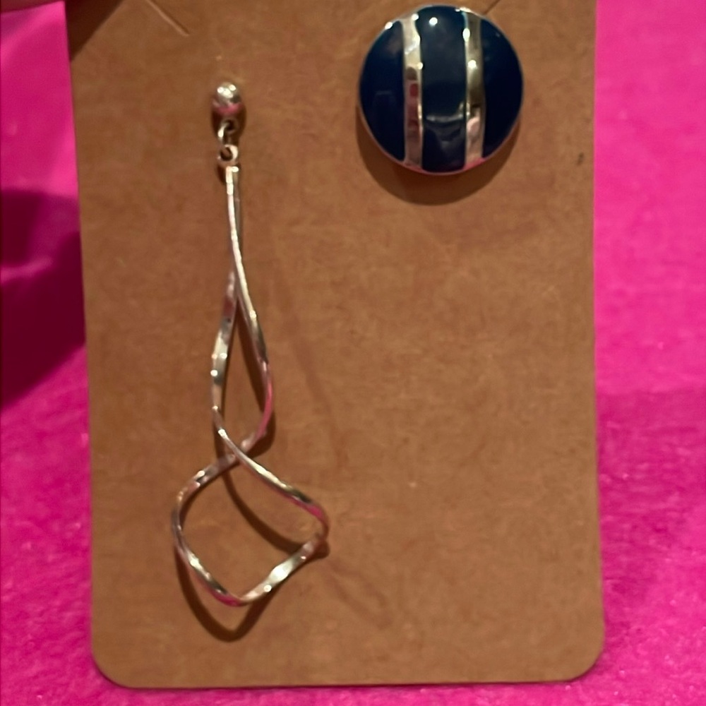 Mismatched Earrings Set Vintage 80’s